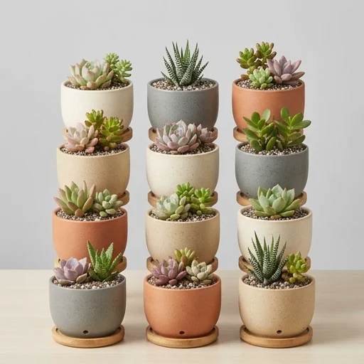 T4U Mini Succulent Pots Set of 12